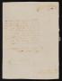 Thumbnail image of item number 2 in: '[Letter from José Antonio Flores to the Laredo Justice of the Peace, November 29, 1837]'.