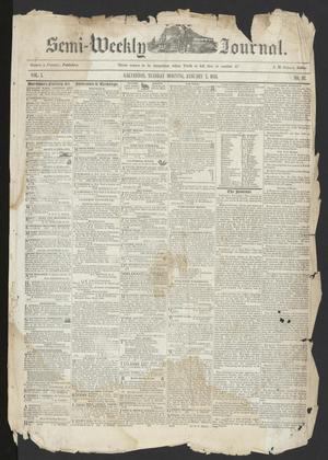 Primary view of The Semi-Weekly Journal. (Galveston, Tex.), Vol. 1, No. 97, Ed. 1 Tuesday, January 7, 1851