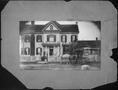 Photograph: [A horse and buggy in front of the J.H.P. Davis house]