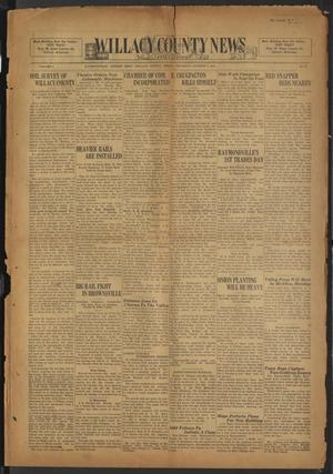 Primary view of object titled 'Willacy County News (Raymondville, Tex.), Vol. 8, No. 39, Ed. 1 Thursday, October 1, 1925'.