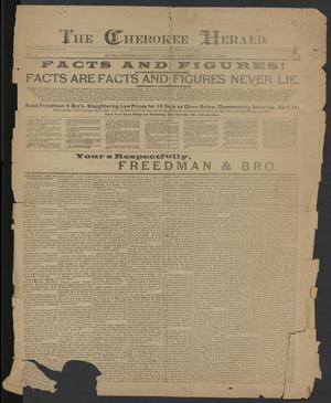 Primary view of object titled 'The Cherokee Herald. (Rusk, Tex.), Vol. 1, No. 42, Ed. 1 Thursday, May 1, 1890'.
