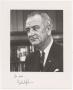 Photograph: [Photograph of Lyndon B. Johnson with Signature]