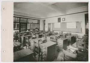 Primary view of object titled '[El Paso High Typewriting Room]'.