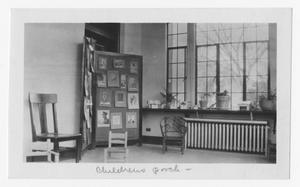 Primary view of object titled '[Carnegie Library Children's Porch]'.
