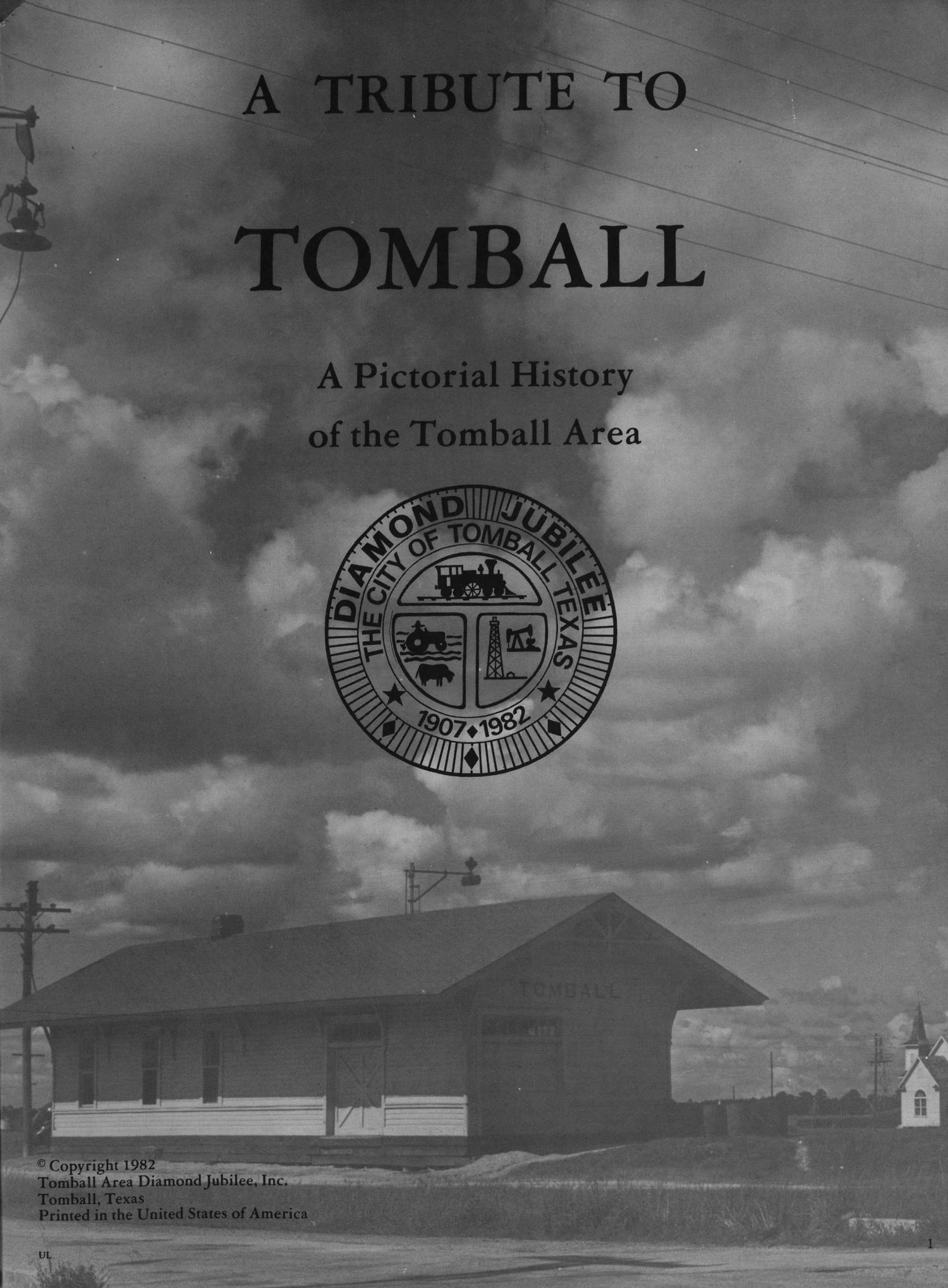A Tribute to Tomball: A Pictorial History of the Tomball Area
                                                
                                                    Title Page
                                                