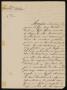 Thumbnail image of item number 1 in: '[Letter from the Comandante Militar to the Laredo Alcalde, June 10, 1845]'.