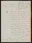 Thumbnail image of item number 1 in: '[Letter from Juzgado Trinidad Vela to the Laredo Alcalde, November 12, 1845]'.