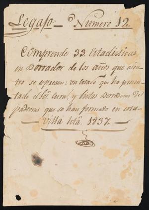 Primary view of object titled '[File Number 12, Part 1]'.