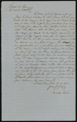 Primary view of object titled '[Promissory Note for $9]'.