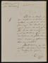 Thumbnail image of item number 1 in: '[Letter from Sub-Prefect Rafael García to the Laredo Ayuntamiento, January 9, 1845]'.