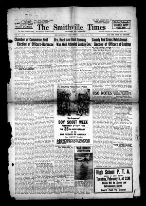 Primary view of object titled 'The Smithville Times Enterprise and Transcript (Smithville, Tex.), Vol. 53, No. 5, Ed. 1 Thursday, February 1, 1945'.
