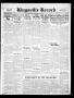 Newspaper: Kingsville Record (Kingsville, Tex.), Vol. 29, No. 18, Ed. 1 Wednesda…