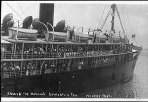 Primary view of object titled '["Aboard the Mohawk Galveston Tex."]'.