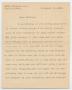 Primary view of [Letter from Edouard Potjes to Mr. and Mrs. L. F. Turney, November 11, 1924]