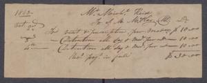 Primary view of [S.M. McKay receipt of payment from Michael Reed]
