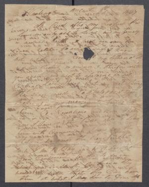 Primary view of object titled '[Correspondence between Z.N. Morrel and Michael Reed]'.