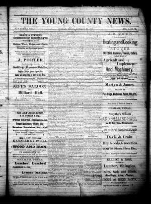 Primary view of object titled 'The Young County News. (Graham, Tex.), Vol. 1, No. 19, Ed. 1 Thursday, January 22, 1885'.