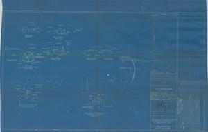 Primary view of object titled 'Foundations for Mark 51 Directors on Top of Flag Plot P/S & on Mainmast Top P/S'.