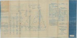 Primary view of object titled 'Standard Boat Plan- 30FT Whaleboat- Ketch Rig, Sail Plan'.