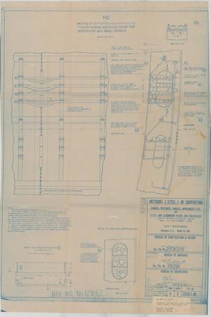 Primary view of object titled 'Methods (Steel) of Supporting Cables, Fixtures, Panels Appliances, Etc for Steel & Aluminum Dk.s & Bulkheads, 11 of 39'.