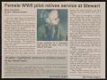 Primary view of [Clipping: Female WWII Pilot Relives Service at Stewart]