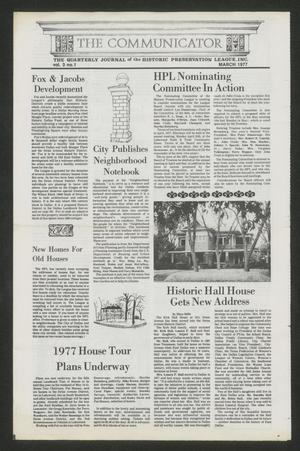 Primary view of object titled 'The Communicator, Volume 3, Number 1, March 1977'.