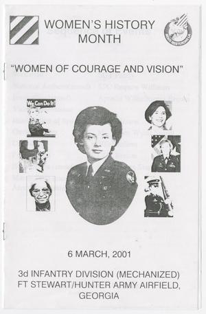 Primary view of object titled 'Women of Courage and Vision'.