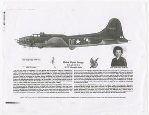 Primary view of object titled 'Helen Wyatt Snapp W.A.S.P. 43-W-4 B-17F Memphis Belle'.