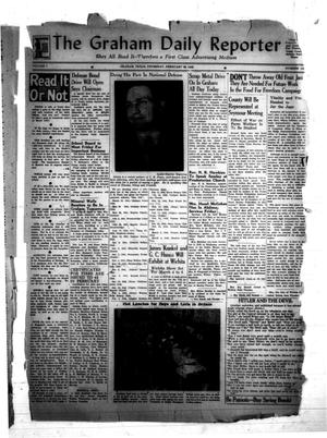 Primary view of object titled 'The Graham Daily Reporter (Graham, Tex.), Vol. 8, No. 155, Ed. 1 Thursday, February 26, 1942'.