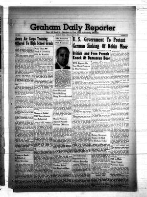 Primary view of object titled 'Graham Daily Reporter (Graham, Tex.), Vol. 7, No. 245, Ed. 1 Friday, June 13, 1941'.