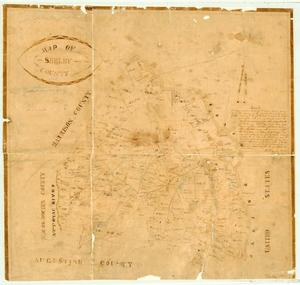 Primary view of object titled 'Map of Shelby County'.