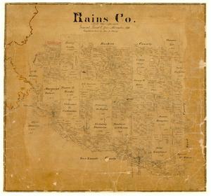 Primary view of object titled 'Rains County'.