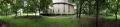 Primary view of Panoramic image of the west side of the Little Chapel in the Woods on the Texas Woman's University Campus.