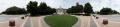 Primary view of Panoramic image of the fountain and east entrance of the Blanton Student Services Building on the Southern Methodist University campus in Dallas, Texas.