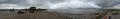 Primary view of Panoramic image of the entrance to Galveston Bay from the Fort San Jacinto Historic Point.