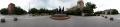 Photograph: Panoramic image of Mustang Statue on the Southern Methodist Universit…