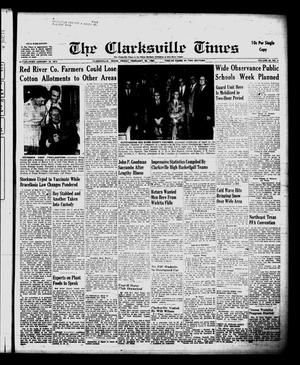 Primary view of object titled 'The Clarksville Times (Clarksville, Tex.), Vol. 88, No. 6, Ed. 1 Friday, February 26, 1960'.
