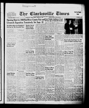 Primary view of object titled 'The Clarksville Times (Clarksville, Tex.), Vol. 88, No. 1, Ed. 1 Friday, January 22, 1960'.