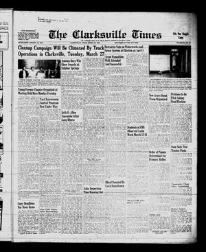 Primary view of object titled 'The Clarksville Times (Clarksville, Tex.), Vol. 90, No. 10, Ed. 1 Friday, March 23, 1962'.