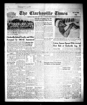 Primary view of object titled 'The Clarksville Times (Clarksville, Tex.), Vol. 89, No. 33, Ed. 1 Friday, September 1, 1961'.
