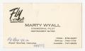 Primary view of [Business Card of Marty Wyall]