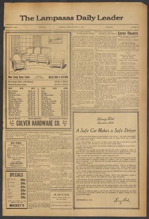 Primary view of object titled 'The Lampasas Daily Leader (Lampasas, Tex.), Vol. 30, No. 193, Ed. 1 Thursday, October 19, 1933'.