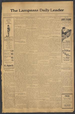 Primary view of object titled 'The Lampasas Daily Leader (Lampasas, Tex.), Vol. 29, No. 98, Ed. 1 Tuesday, June 28, 1932'.