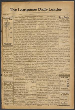 Primary view of object titled 'The Lampasas Daily Leader (Lampasas, Tex.), Vol. 30, No. 54, Ed. 1 Monday, May 8, 1933'.