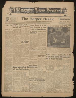 Primary view of object titled 'The Harper Herald (Harper, Tex.), Vol. 28, No. 52, Ed. 1 Friday, December 31, 1943'.