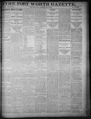 Primary view of object titled 'Fort Worth Gazette. (Fort Worth, Tex.), Vol. 17, No. 175, Ed. 1, Wednesday, May 10, 1893'.