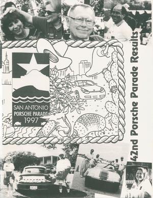 Primary view of object titled '[Program: San Antonio Porsche Parade, 1997]'.