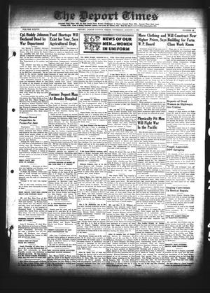 Primary view of object titled 'The Deport Times (Deport, Tex.), Vol. 37, No. 26, Ed. 1 Thursday, August 2, 1945'.