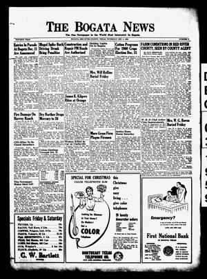 Primary view of object titled 'The Bogata News (Bogata, Tex.), Vol. 50, No. 8, Ed. 1 Thursday, December 3, 1959'.