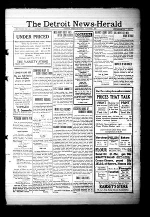 Primary view of object titled 'The Detroit News-Herald (Detroit, Tex.), Vol. 7, No. 27, Ed. 1 Thursday, October 4, 1934'.